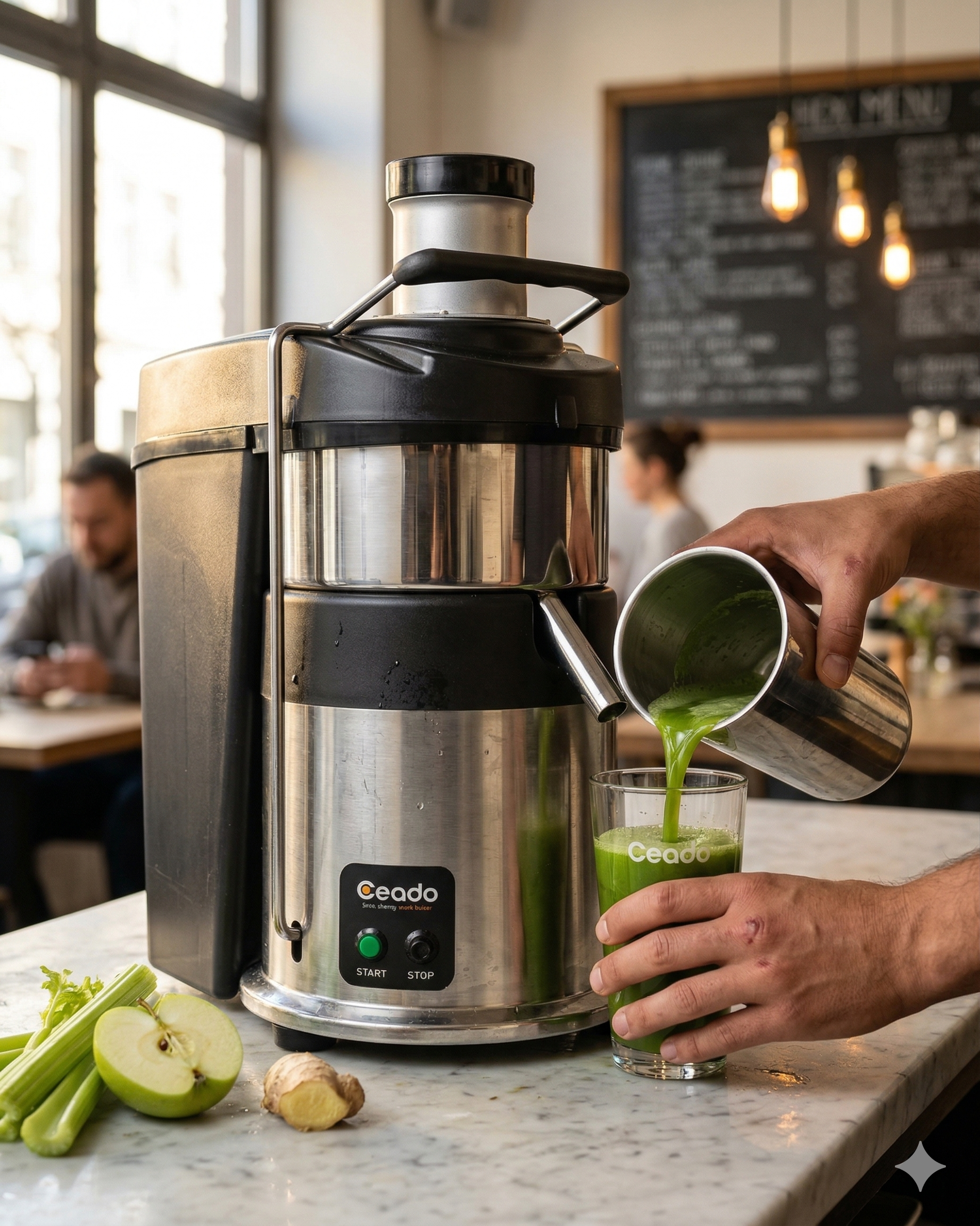 Ceado ES-500 – Compact Commercial Juicer for Cafés & Juice Bars | Quiet, Powerful & Easy to Clean (2025)